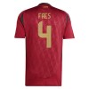 Camiseta de fútbol Bélgica Faes 4 Primera Equipación Euro 2024 - Hombre